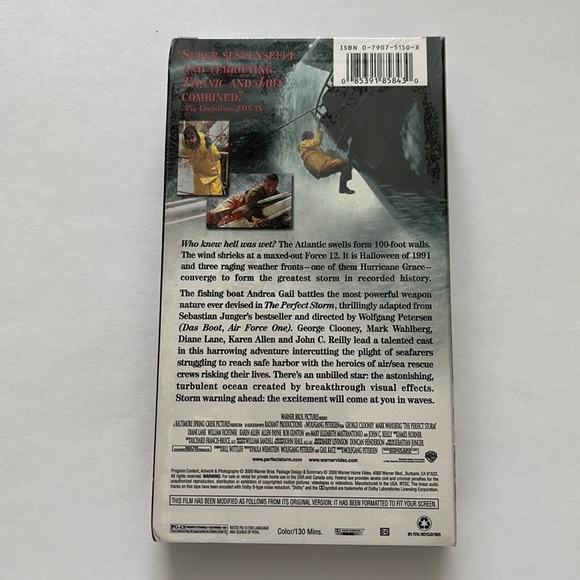 The Perfect Storm / VHS / NEW - Picture 5 of 7